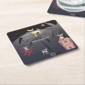 Big Dazzling Star Kartonnen Onderzetters (Schuin)