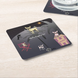 Big Dazzling Star Kartonnen Onderzetters