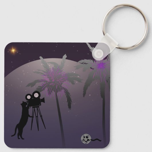 Big Dazzling Star Sleutelhanger (Achterkant)