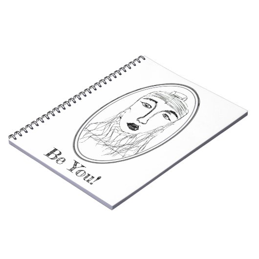 Big Dead Face (Jacquetta-ontwerp) Notitieboek (Linkerzijde)