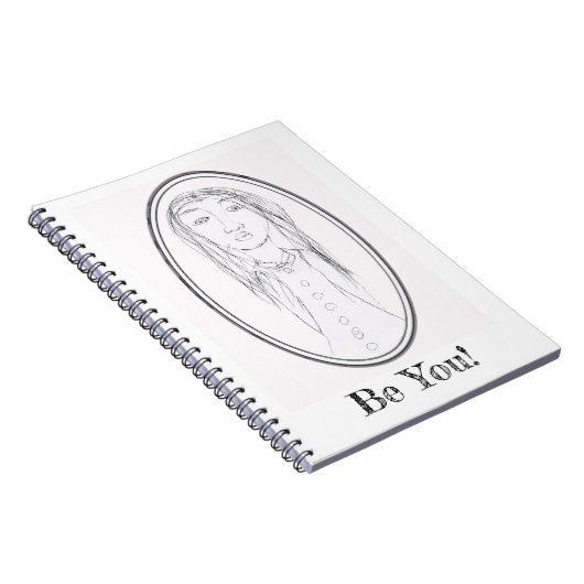 Big Dead Face (Maan-Pixie) Notitieboek (Rechterzijde)