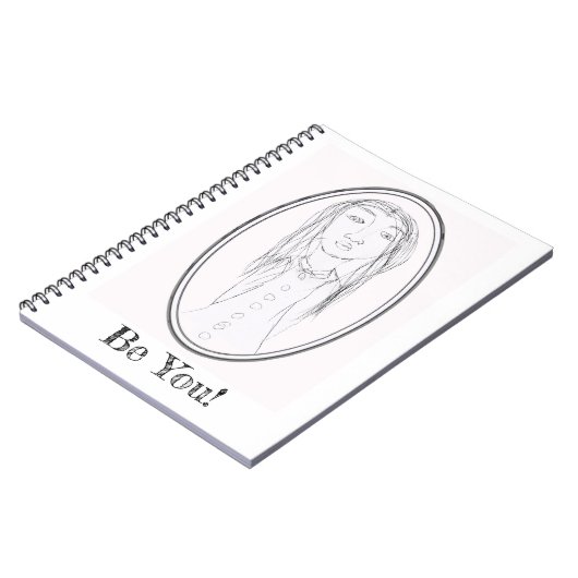 Big Dead Face (Maan-Pixie) Notitieboek (Linkerzijde)