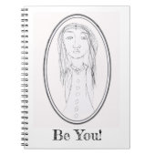 Big Dead Face (Maan-Pixie) Notitieboek (Voorkant)