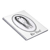 Big Dead Face (Tilly-ontwerp) Notitieboek (Rechterzijde)