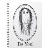 Big Dead Face (Tilly-ontwerp) Notitieboek (Voorkant)