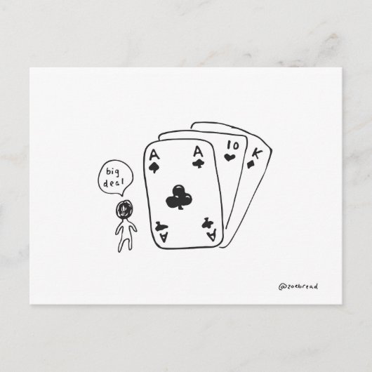 big deal briefkaart (Voorkant)