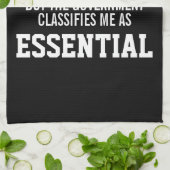 Big Deal Government classificeert Essential Employ Theedoek (Gevouwen)