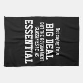 Big Deal Government classificeert Essential Employ Theedoek (Horizontaal)