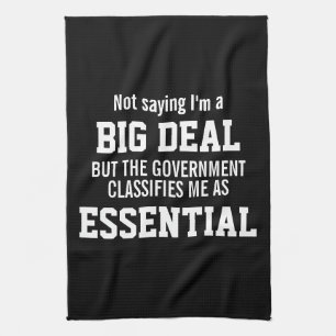 Big Deal Government classificeert Essential Employ Theedoek
