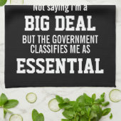 Big Deal Government classificeert Essential Employ Theedoek (Gevouwen)