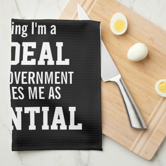 Big Deal Government classificeert Essential Employ Theedoek (Quarter Fold)