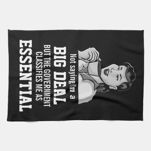 Big Deal Government classificeert Essential Employ Theedoek (Horizontaal)