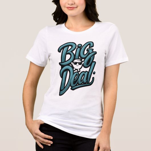 Big Deal Tri-Blend Shirt (Voorkant)