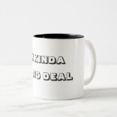 Big Deal Tweekleurige Koffiemok (Voorkant rechts)