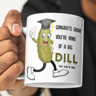 Big Dill Afstuderen Grappig cadeau voor augurk lie Koffiemok