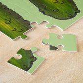 Big Dill Crunchy Green Kosher Dill Deli Pickle Legpuzzel (Zijkant)