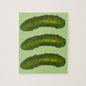 Big Dill Crunchy Green Kosher Dill Deli Pickle Legpuzzel (Verticaal)