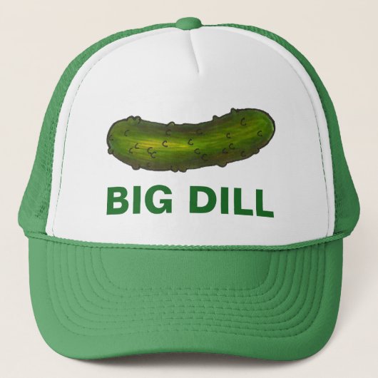 Big Dill (Deal) Green Pickles Crunchy Sour Pickle Trucker Pet (Voorkant)