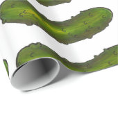 Big Dill (Deal) Groene Kosher Zure Pickle Print Cadeaupapier (Rol Hoek)