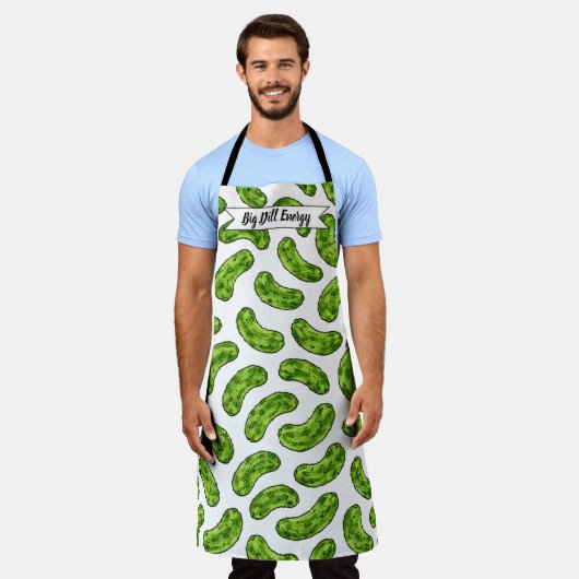 Big Dill Energy Apron Schort (Gedragen)