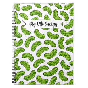 Big Dill Energy Spiraalschrift Notitieboek