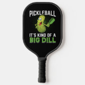 Big Dill Funny Pickle Pickleball Paddle (Achterkant)