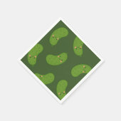 Big Dill Green Pickle Baby shower Servet (Hoek)