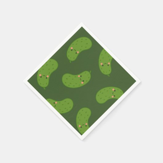 Big Dill Green Pickle Baby shower Servet (Hoek)