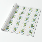 Big Dill Pickle Boy Birthday Any Age Cadeaupapier (Uitgerold)