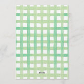 Big Dill Pickle Girl Birthday Any Age Kaart (Achterkant)