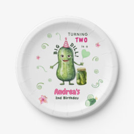 Big Dill Pickle Girl Birthday Any Age Papieren Bordje