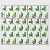 Big Dill Pickle in een stoel Cadeaupapier (Vlak)