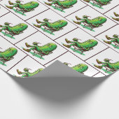 Big Dill Pickle in een stoel Cadeaupapier (Hoek)