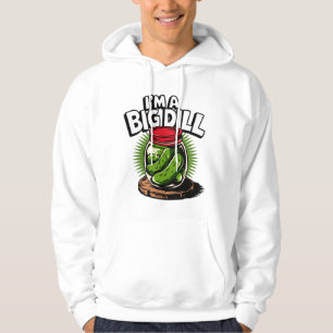 Big Dill Pickle Jar Graphic voor Pickle Lovers Hoodie