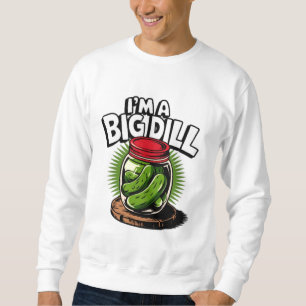 Big Dill Pickle Jar Graphic voor Pickle Lovers Trui