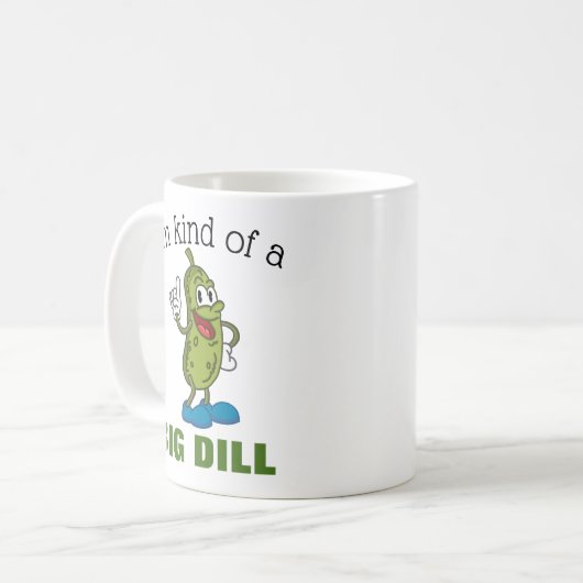 Big Dill Pickle Pun Koffiemok (Voorkant links)