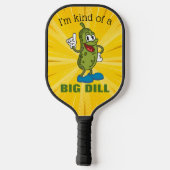 Big Dill Pickle Pun Pickleball Paddle (Achterkant)