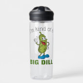 Big Dill Pickle Pun Waterfles (Voorkant)