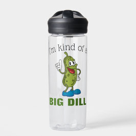 Big Dill Pickle Pun Waterfles