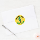 Big Dill Pun Sticker 3 inch (vel 6) (Envelop)