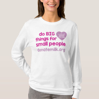 BIG-dingen doen... t-shirt voor moederschap met la