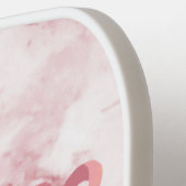 Big Dink Energie Borstkankerbewustzijn Pickleball Paddle (Links Detail)