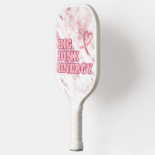 Big Dink Energie Borstkankerbewustzijn Pickleball Paddle (Links)