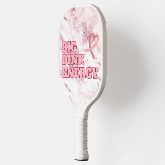Big Dink Energie Borstkankerbewustzijn Pickleball Paddle (Links)