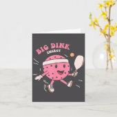 Big Dink Energy Ckleball Funny Ckle Ball Lover Quo Kaart (Gele Bloem)