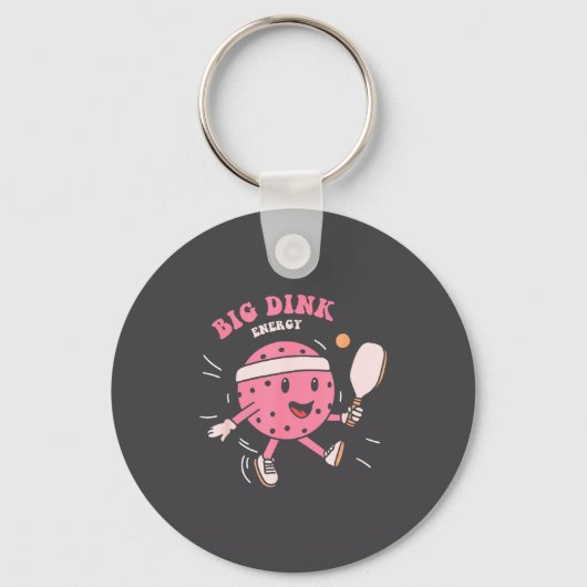 Big Dink Energy Ckleball Funny Ckle Ball Lover Quo Sleutelhanger (Voorkant)