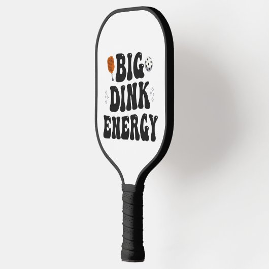 Big Dink Energy Grappige Pickleball Dinking Kampio Paddle (Links)