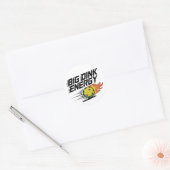 Big Dink Energy Ronde Sticker (Envelop)