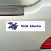 Big Dipper Moose Bumpersticker (Op auto)