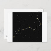 Big Dipper Star Constellation Graphic Briefkaart (Voorkant / Achterkant)